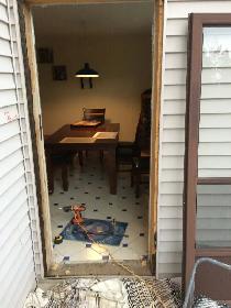 sellingfik$ing exterior door frame crack. we also do install y - Photo 3