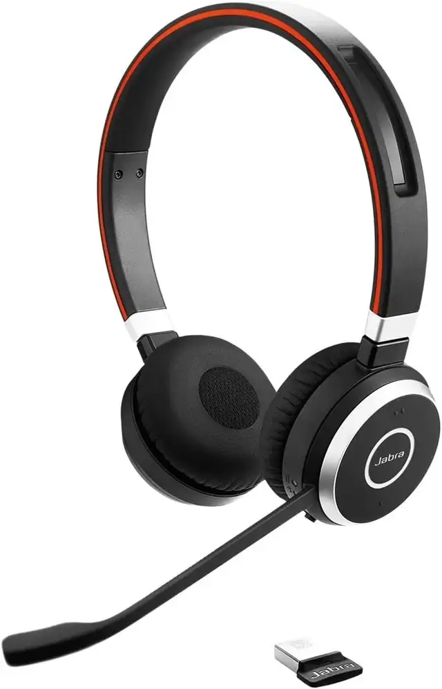 Jabra Evolve 65 SE Link380a MS Stereo- Bluetooth Headset with No