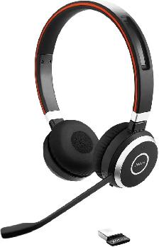 Jabra Evolve 65 SE Link380a MS Stereo- Bluetooth Headset with No