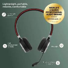 Jabra Evolve 65 SE Link380a MS Stereo- Bluetooth Headset with No - Photo 2
