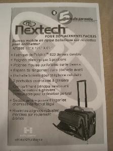 VALISE ORDI NEXTECH ROUES POCHETTES POIGNEE TELESC COMME NEUVE - Photo 4