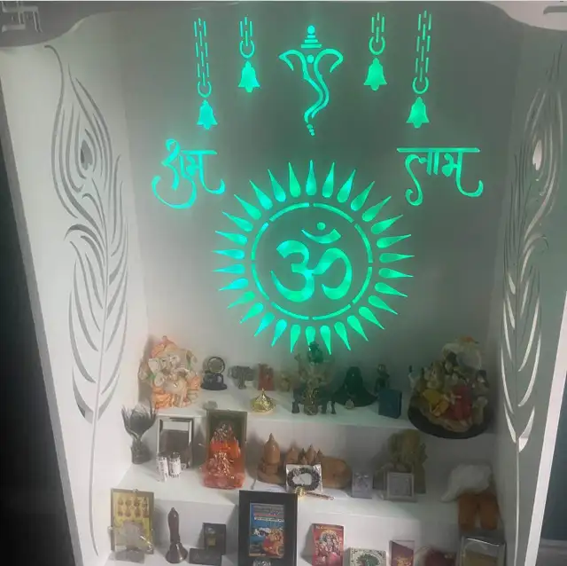 ✨ Handmade Customized Solid Wood Mandir ️✨