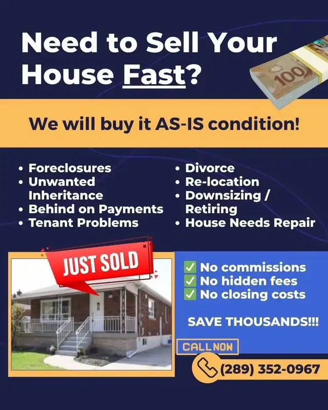 SELL YOUR HOUSE FAST⏱️& STRESS FREE!