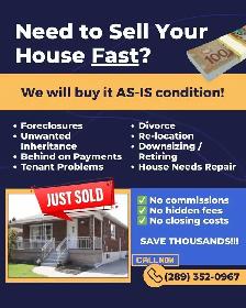 SELL YOUR HOUSE FAST⏱️& STRESS FREE!