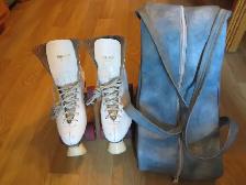 PATINS A ROULETTES VINTAGE DOMINION FAIT QC TB ETAT ROULENT TB