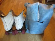 PATINS A ROULETTES VINTAGE DOMINION FAIT QC TB ETAT ROULENT TB - Photo 3