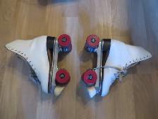 PATINS A ROULETTES VINTAGE DOMINION FAIT QC TB ETAT ROULENT TB - Photo 4