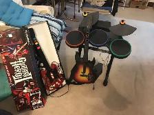 Guitar Hero Controller and Drum Kit