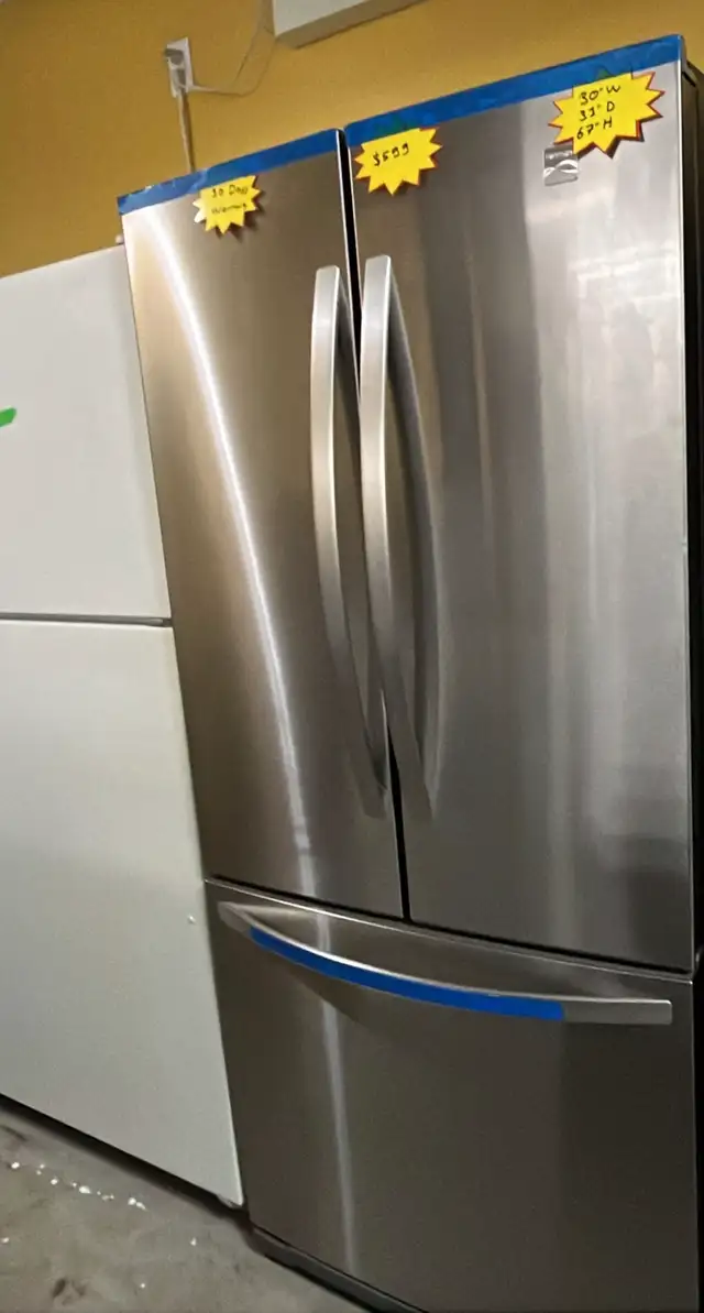 Kenmore 30" French Door Refrigerator-30 Day Warranty