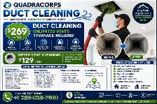 offering duct cleaning services