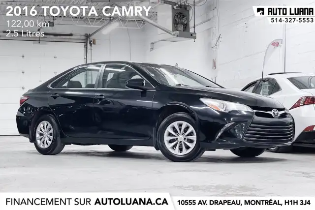 2016 TOYOTA Camry LE 4 CYL/CAMERA/BLUETOOTH/CRUISE/IMPECCABLE