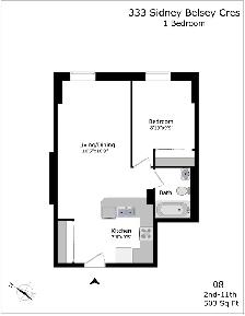Renovated one bedroom, Weston and Eglinton West - ID 1306 - Photo 12