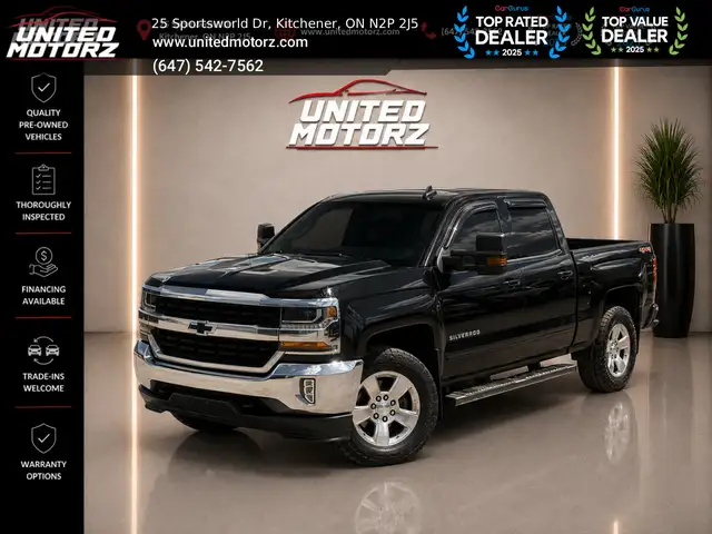 2017 Chevrolet Silverado 1500 LT CREW CAB AUTO 4WD 5.3L V8~SAFET