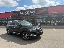 2017 Infiniti QX60 AWD 7 PASS LEATHER P/SUNROOF NAVI B/SPOT CAME