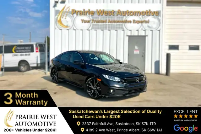 2019 Honda Civic Sport | Command Start | Power Tailgate