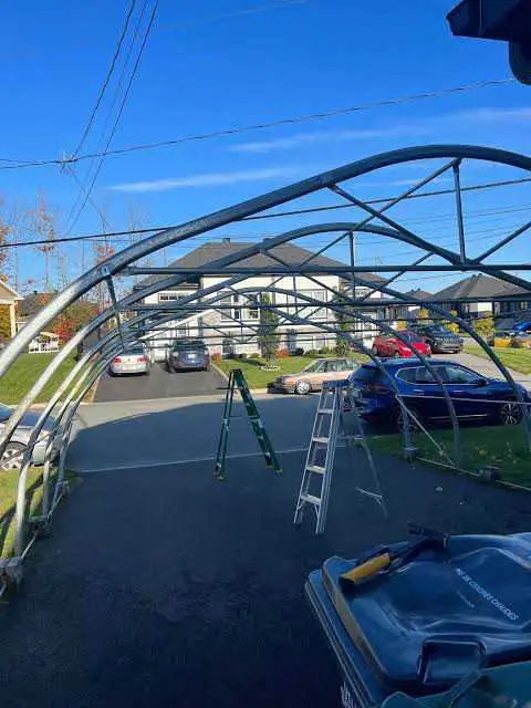 installation abris auto