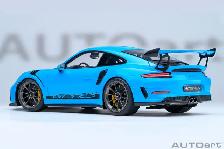 PORSCHE 911 (991.2) GT3 RS RIVIERA BLUE 1:18 BY AUTOART MODELS - Photo 4