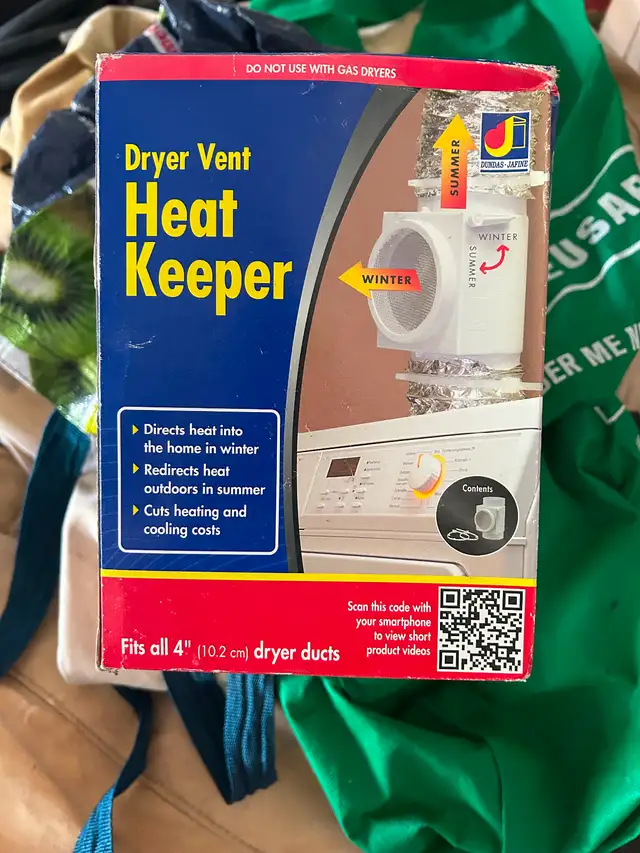 Dryer Vent Heat Keeper