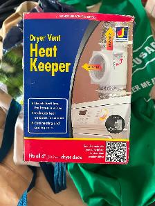 Dryer Vent Heat Keeper