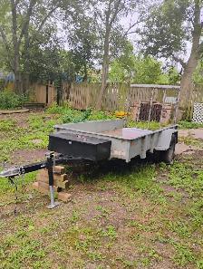 5'x10' galvanized utility trailer for sale - Photo 2