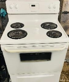 Just arrived, Frigidaire 30" Coil-Top Range, lift-top Easy Clean