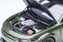 DODGE CHARGER SRT HELLCAT REDEYE JAILBREAK F8 GREEN 1:18 AUTOART - Photo 3