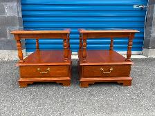 Solid Wood Matching Side Tables - Photo 10