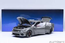 DODGE CHARGER SCAT PACK WIDEBODY GRAY 1:18 SCALE AUTOART MODEL
