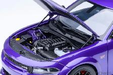 DODGE CHARGER SCAT PACK WIDEBODY PLUM CRAZY 1:18 AUTOART MODEL - Photo 4