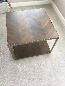 Mara Solid Acacia Wood End Table $300. Like new. - Photo 8