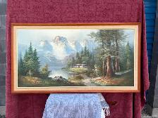 Large Mountain Picture on Canvas. - Photo 8