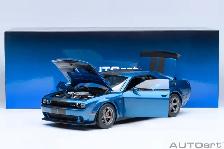 2023 DODGE CHALLENGER SRT SUPER STOCK BLUE 1:18 AUTOART MODEL