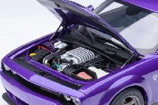 2023 DODGE CHALLENGER SRT SUPER STOCK PLUM CRAZY 1:18 BY AUTOART - Photo 3