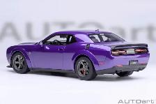 2023 DODGE CHALLENGER SRT SUPER STOCK PLUM CRAZY 1:18 BY AUTOART - Photo 6