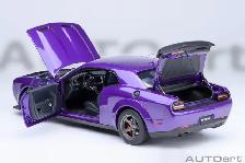 2023 DODGE CHALLENGER SRT SUPER STOCK PLUM CRAZY 1:18 BY AUTOART - Photo 7