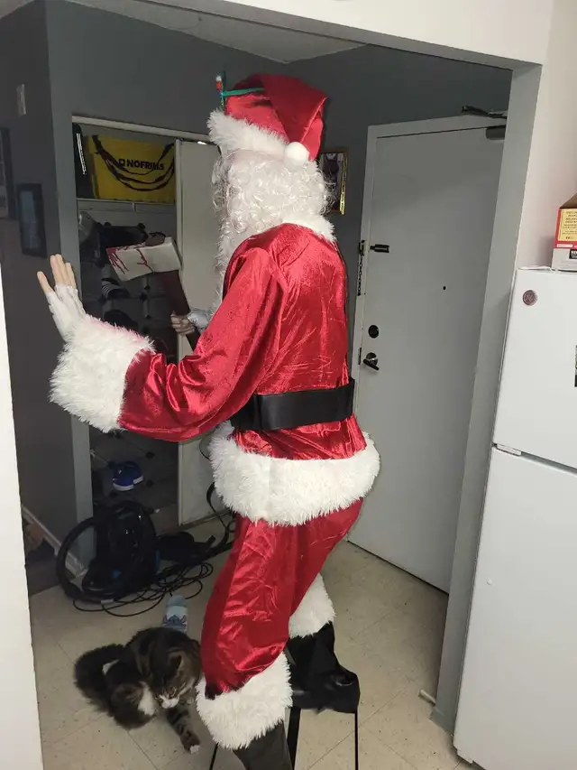 Christmas art the clown