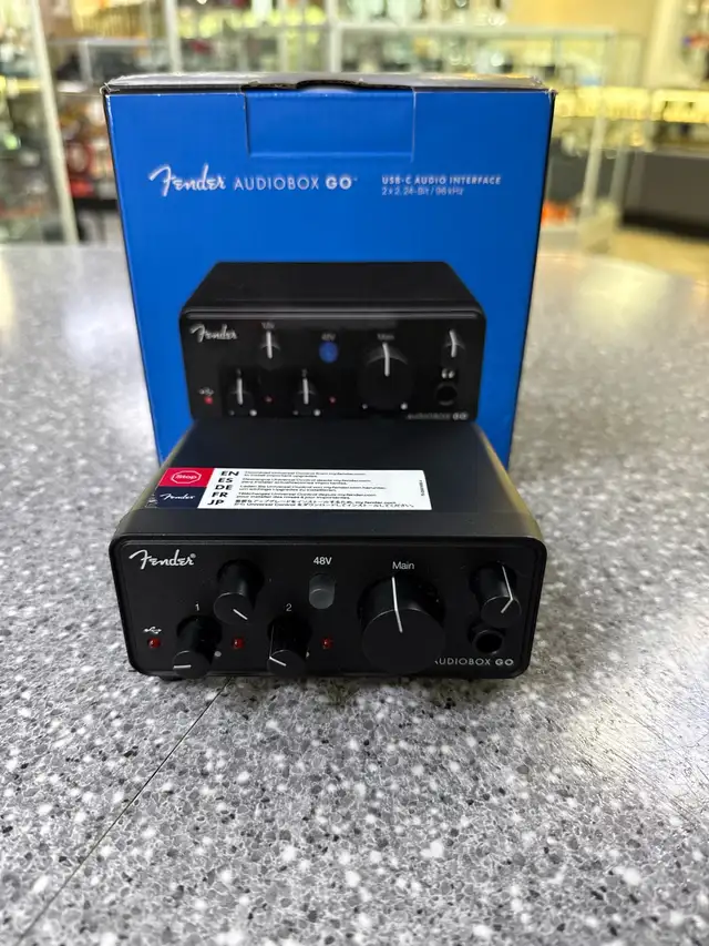 Fender AudioBox GO USB -C Audio Interface 2x2.24 Bit/ 96 HZ