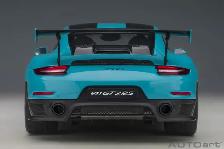PORSCHE 911 (991.2) GT3 RS WEISSACH MIAMI BLUE 1:18 BY AUTOART - Photo 7