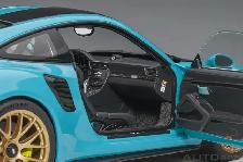 PORSCHE 911 (991.2) GT3 RS WEISSACH MIAMI BLUE 1:18 BY AUTOART - Photo 9