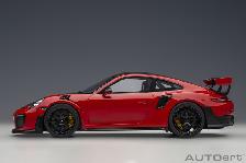 PORSCHE 911 (991.2) GT2 RS WEISSACH RED 1:18 SCALE AUTOART MODEL - Photo 3