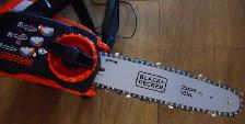 BLACKDECKER 20 Volt Battery Chain Saw with Charger used once - Photo 3