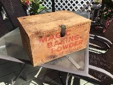 Vintage Magic Baking powder crate 1900-1930’s