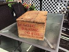 Vintage Magic Baking powder crate 1900-1930’s - Photo 2