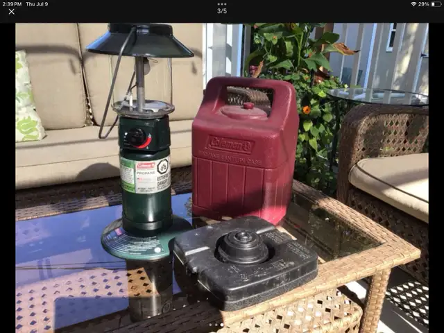 Coleman Lantern & case - propane