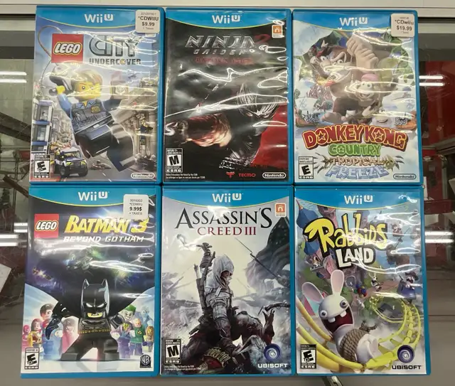 Lot Jeux WII U