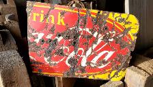 1920-30's 1/2 of Coke sign