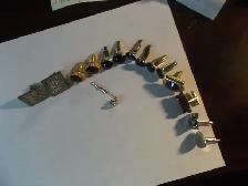 7 PAIRS OF GOLD AND MIXED CUFF LINKS NEW - Photo 2