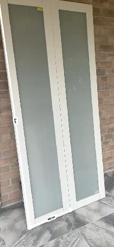IKEA Wardrobe Frosted Glass Sliding Doors
