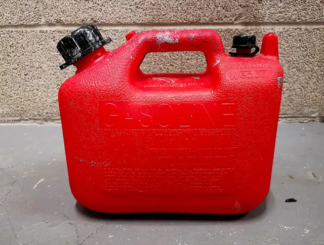 Plastic Gasoline Can