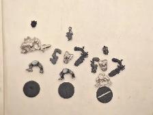 Warhammer 40k 3 OOP ork metal boyz in bits